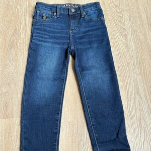 U.S. Polo Assn. Dark Blue Straight Jeans High Quality 4T Toddler